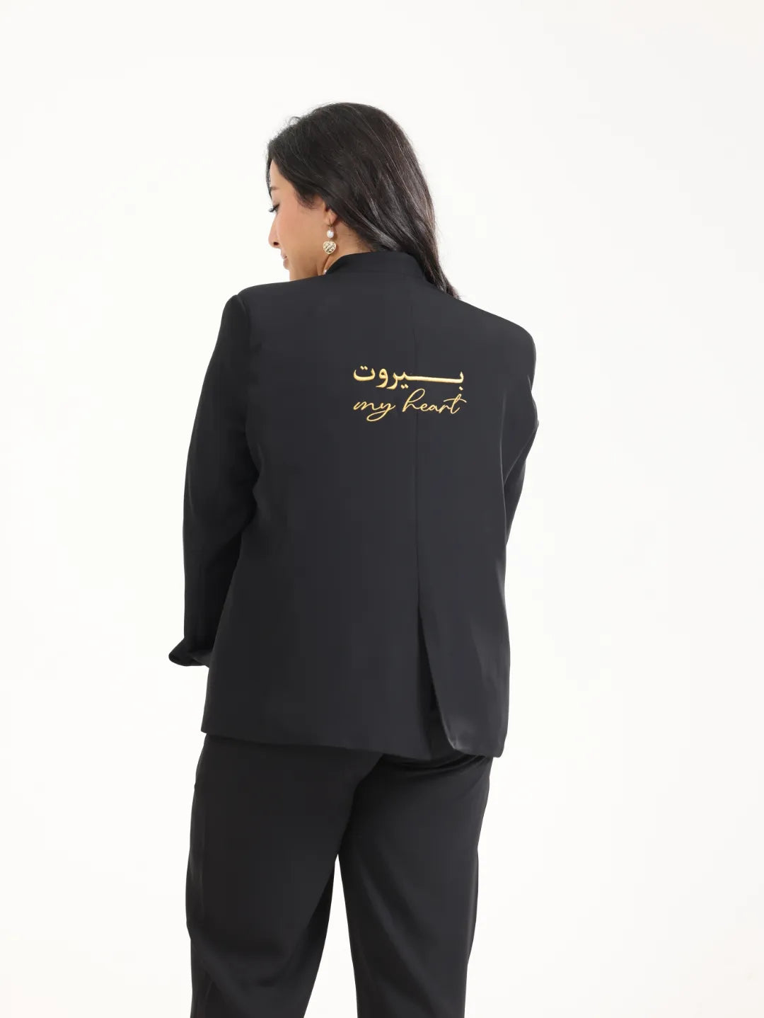 Oversized Chic Blazer Black - بيروت my heart