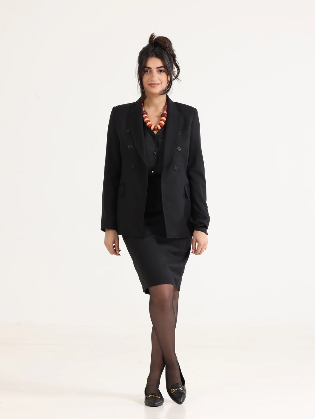Slim Fit Blazer Black