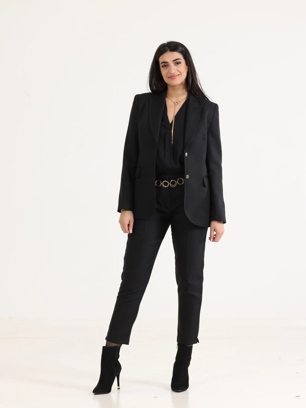 Slim Regular Blazer Black