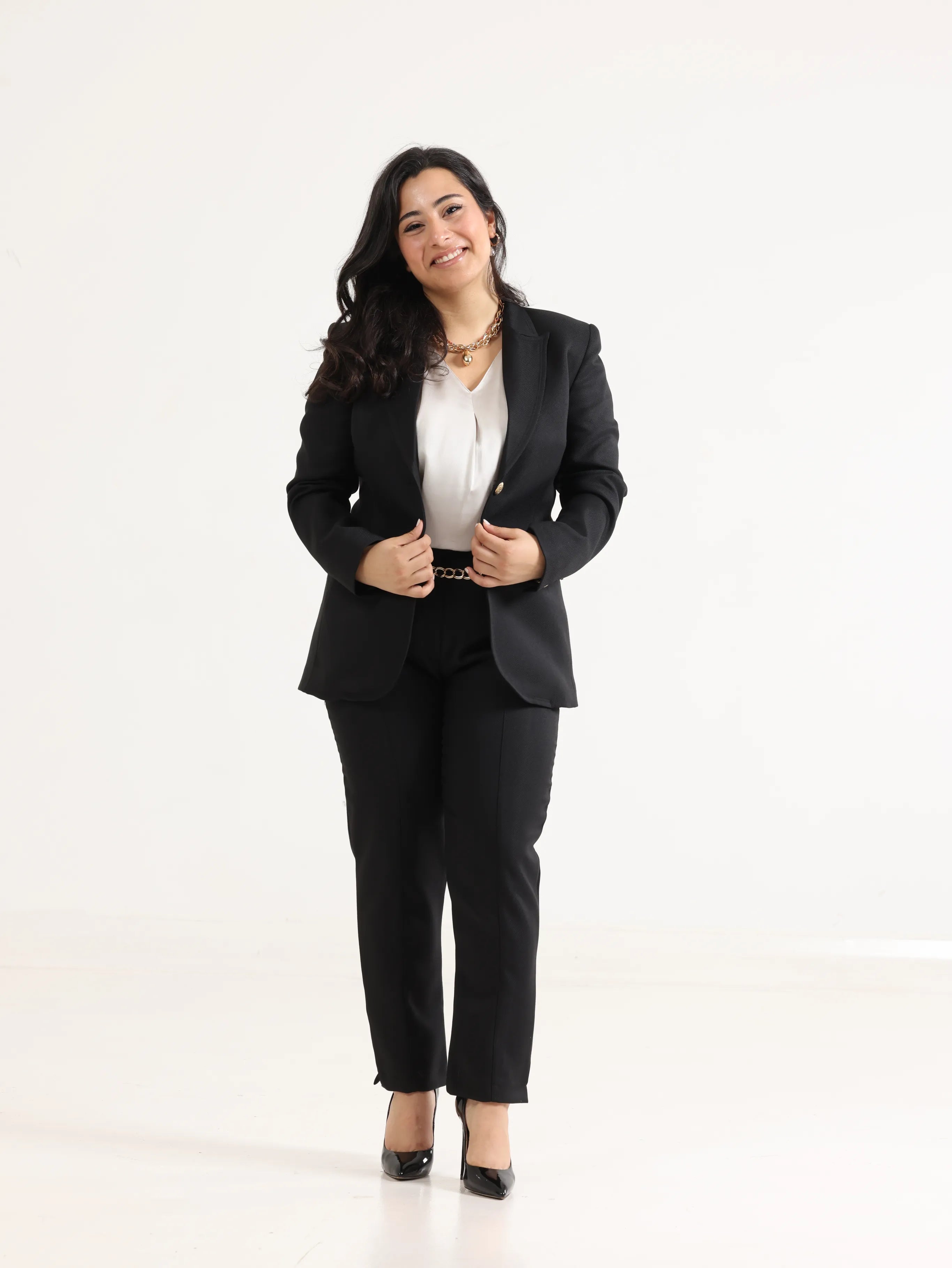 Slim Regular Blazer Black - قصة مساواة