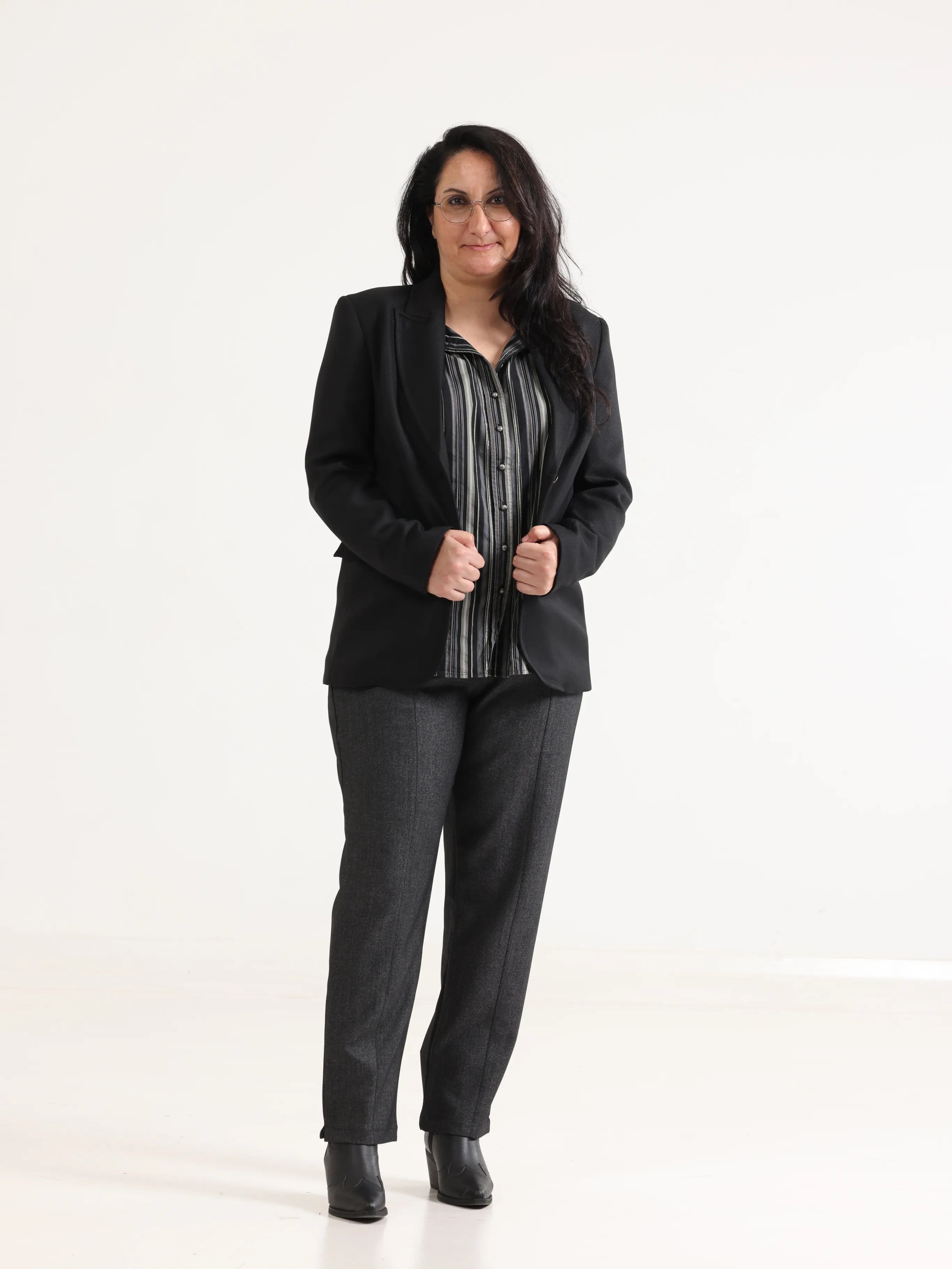 Slim Regular Blazer Black - لبنانية وفخورة
