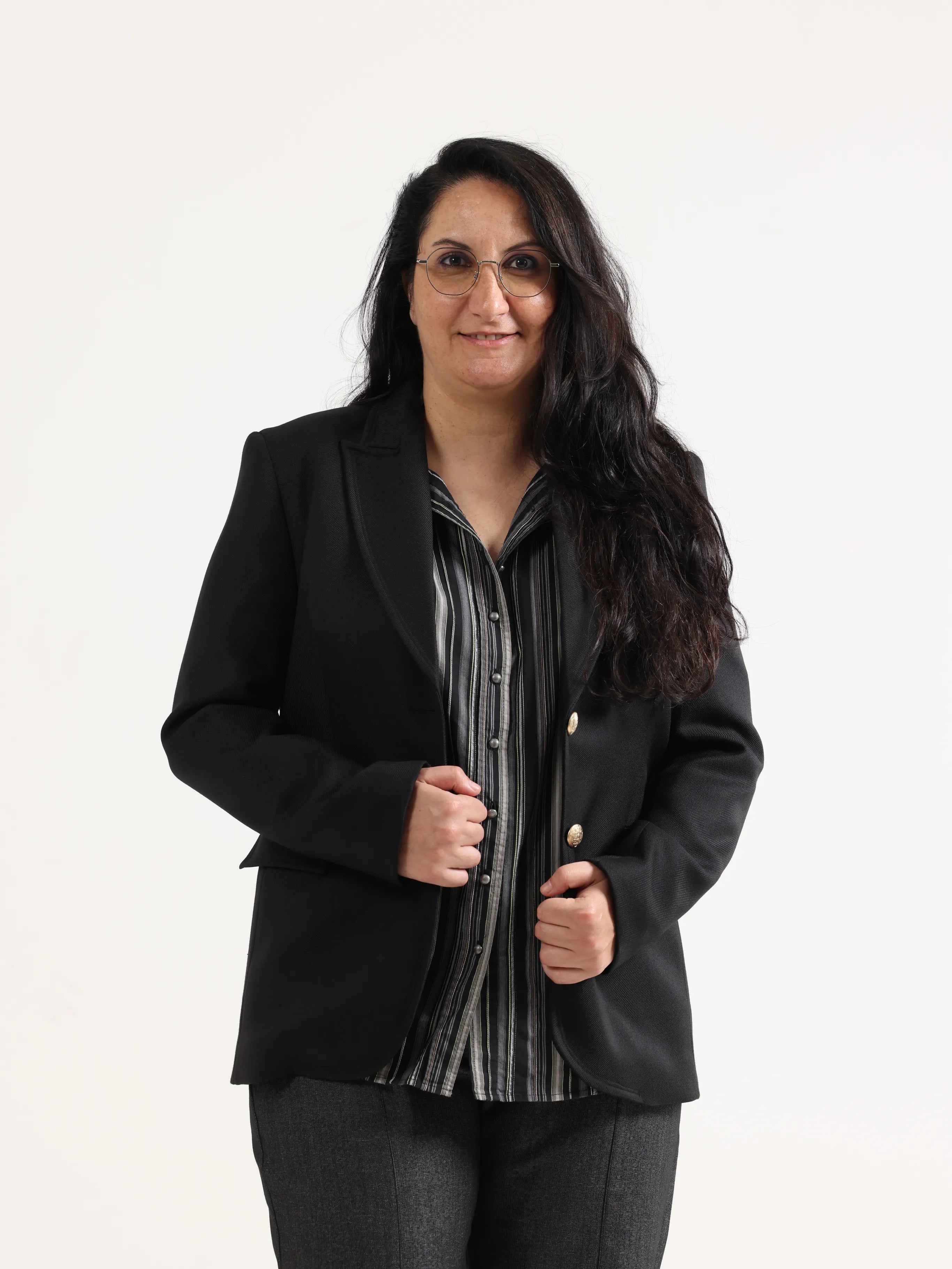 Slim Regular Blazer Black - لبنانية وفخورة