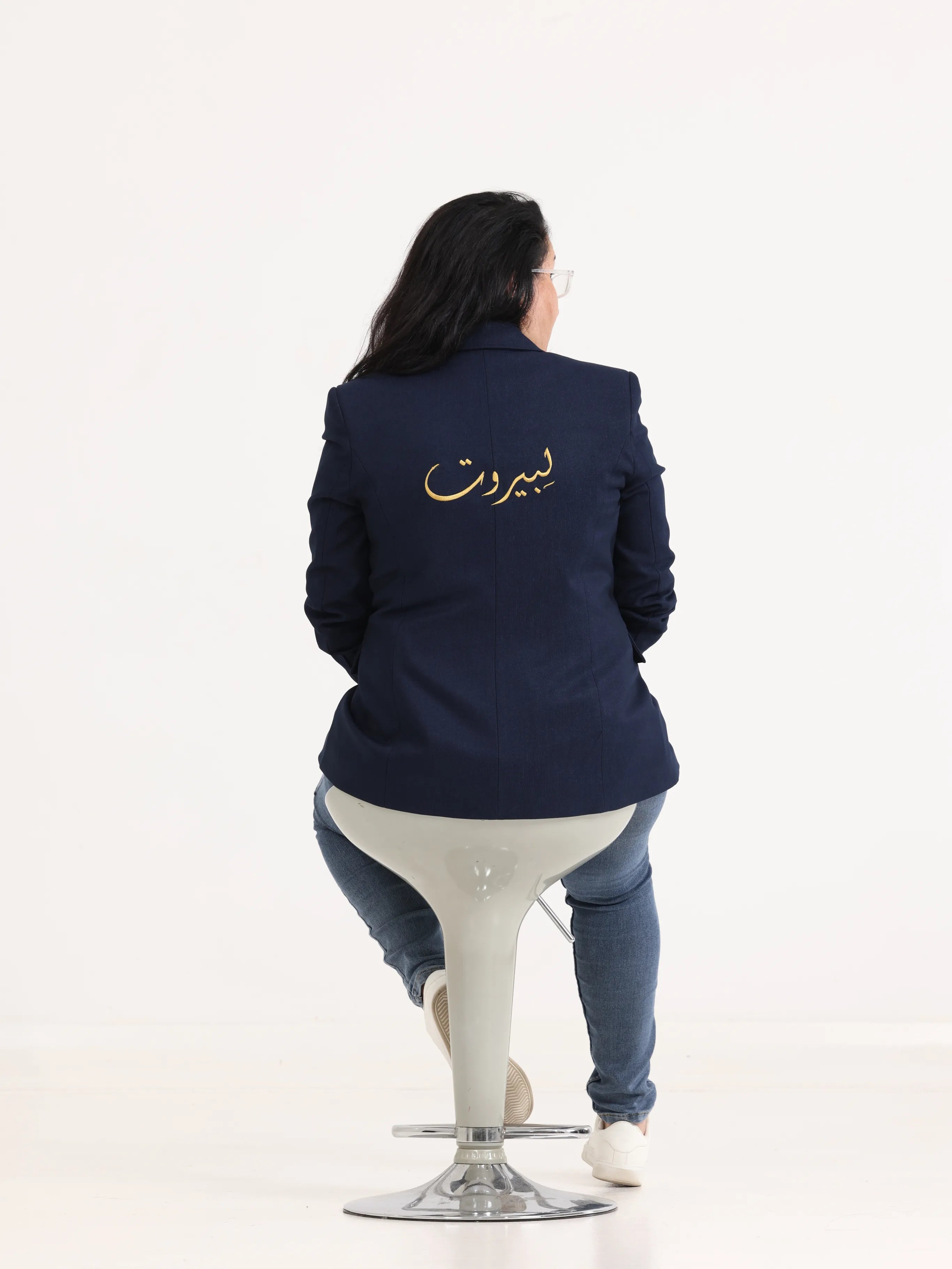 Slim Regular Blazer Dark Navy - لِبيروت