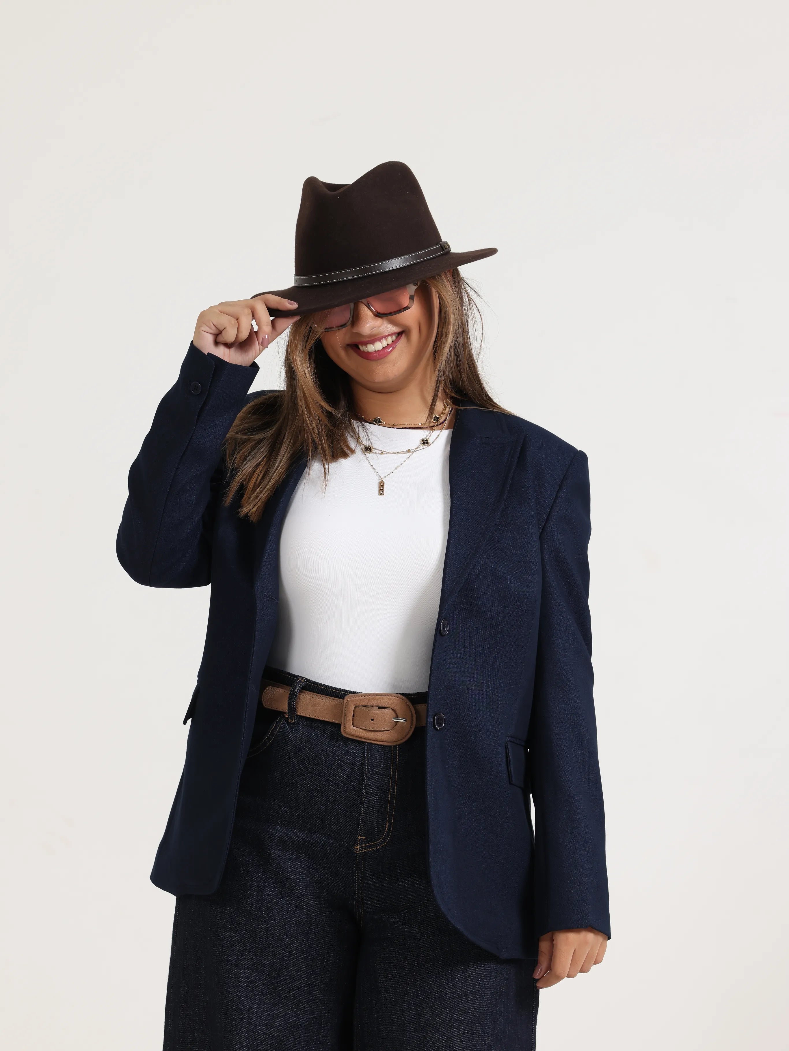 Slim Regular Blazer Dark Navy