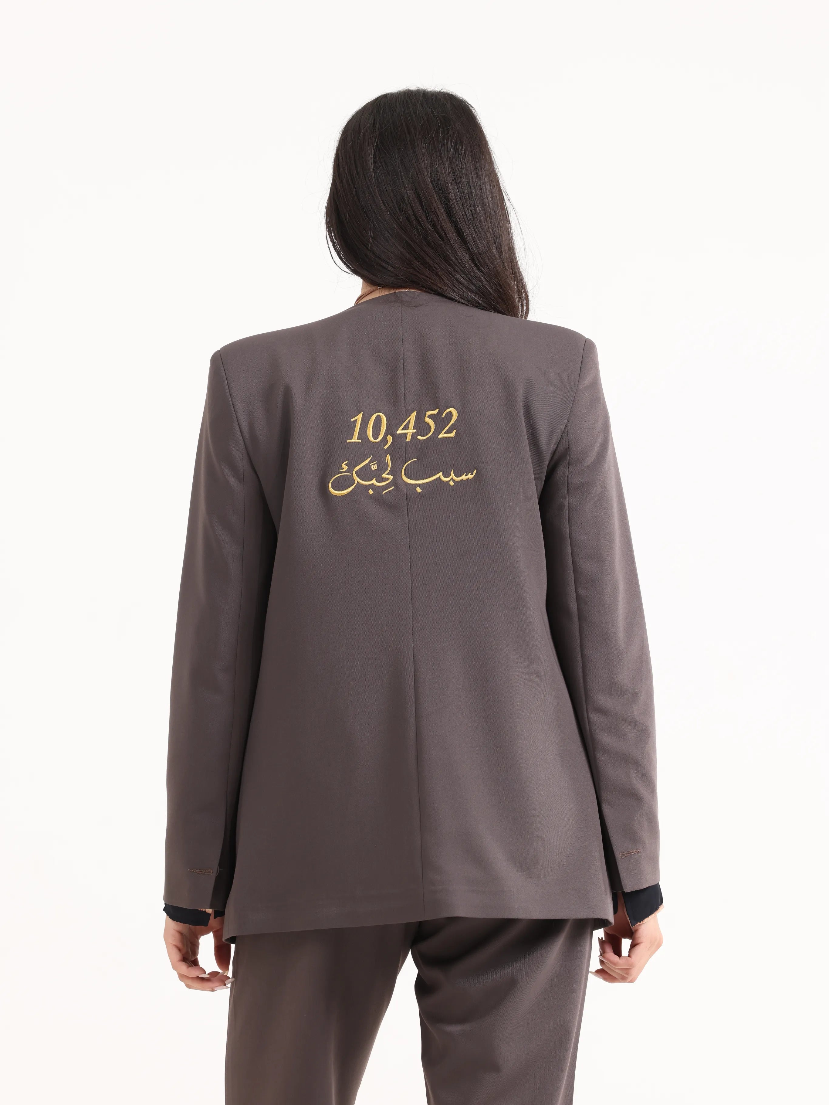 Oversized Loose Blazer  Khaki - 10,452 سبب لحبّك