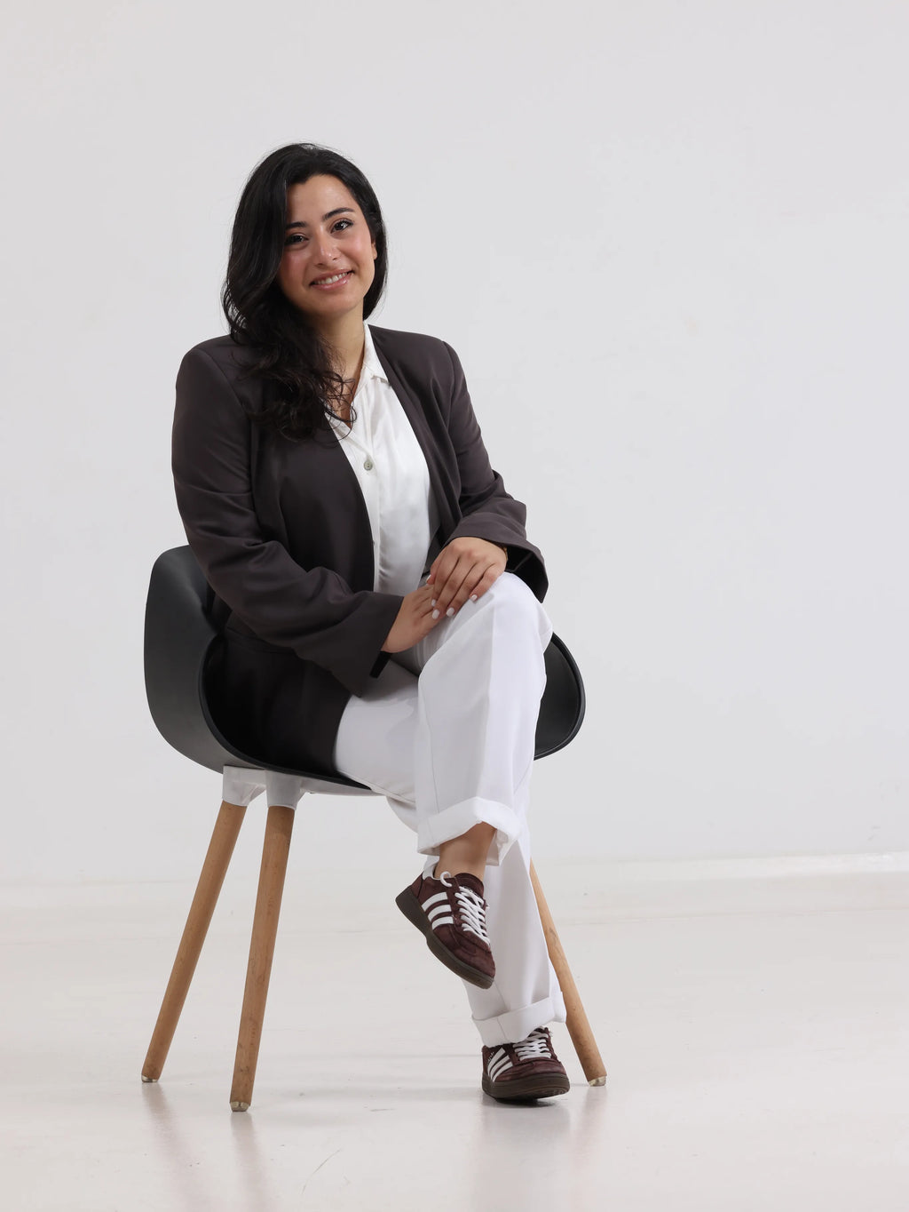 Oversized Loose Blazer Khaki - فنجان قهوة وقرار