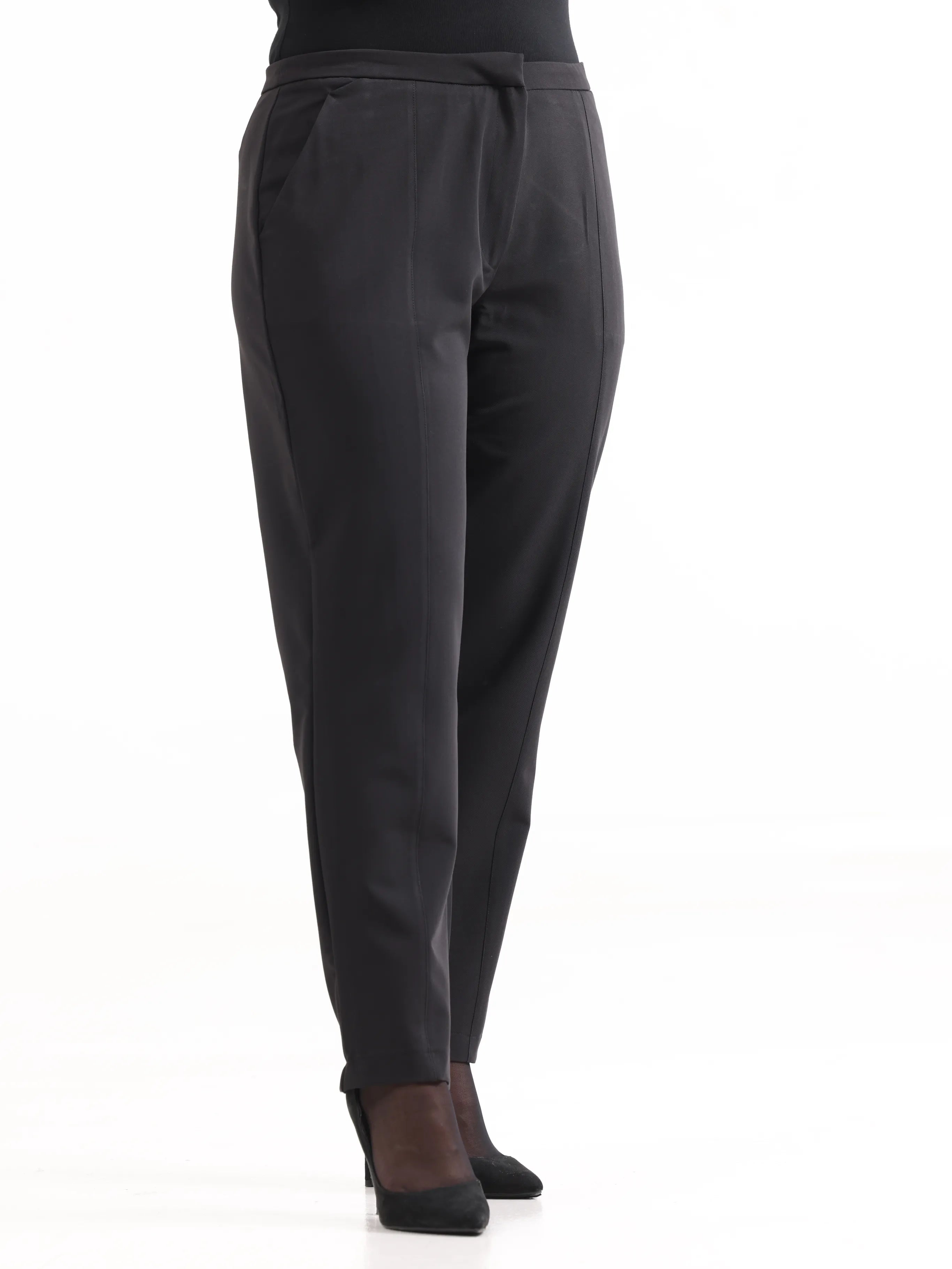 Straight Pants Black