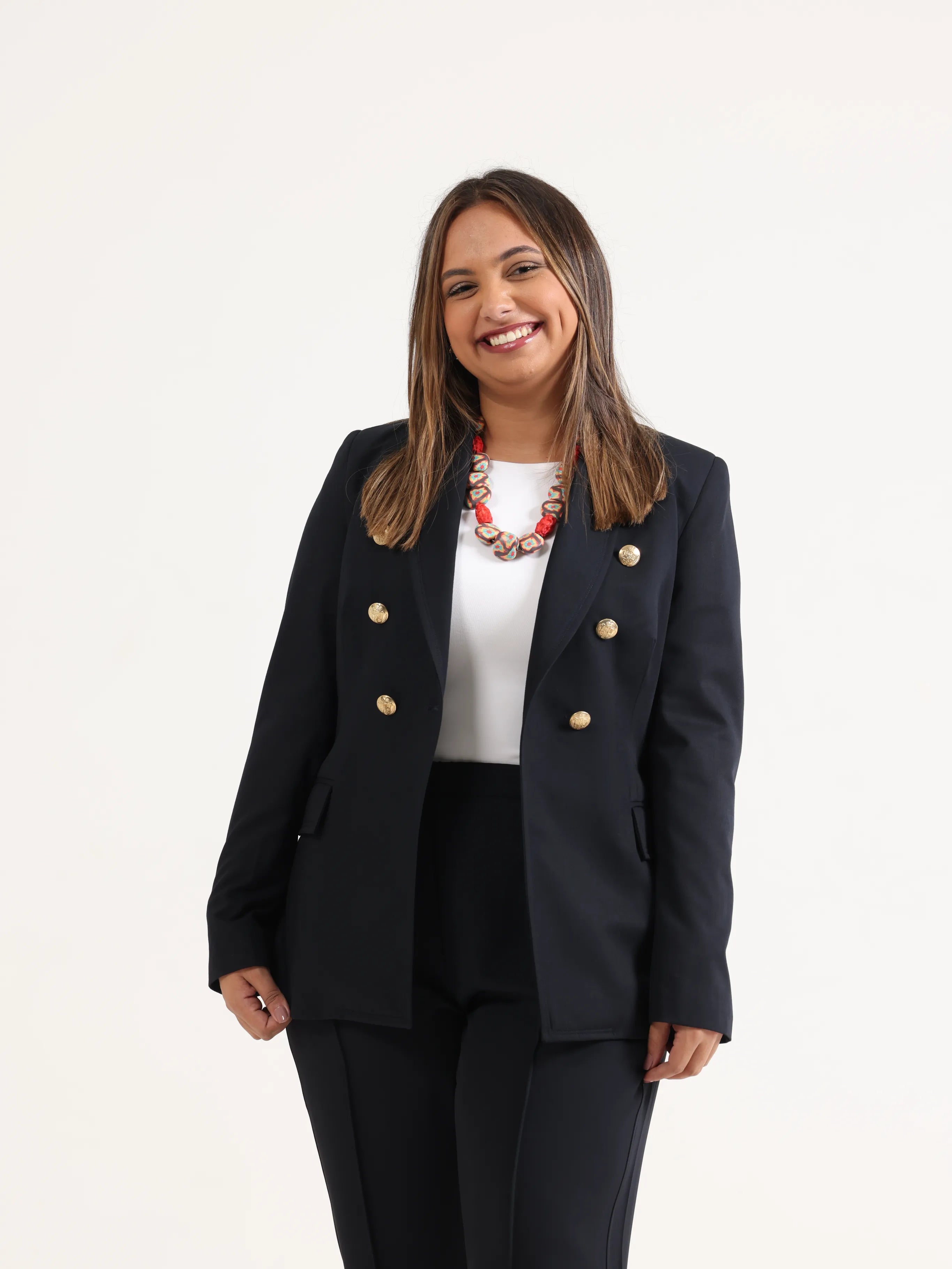 Slim Fit Blazer Dark Navy - قراري