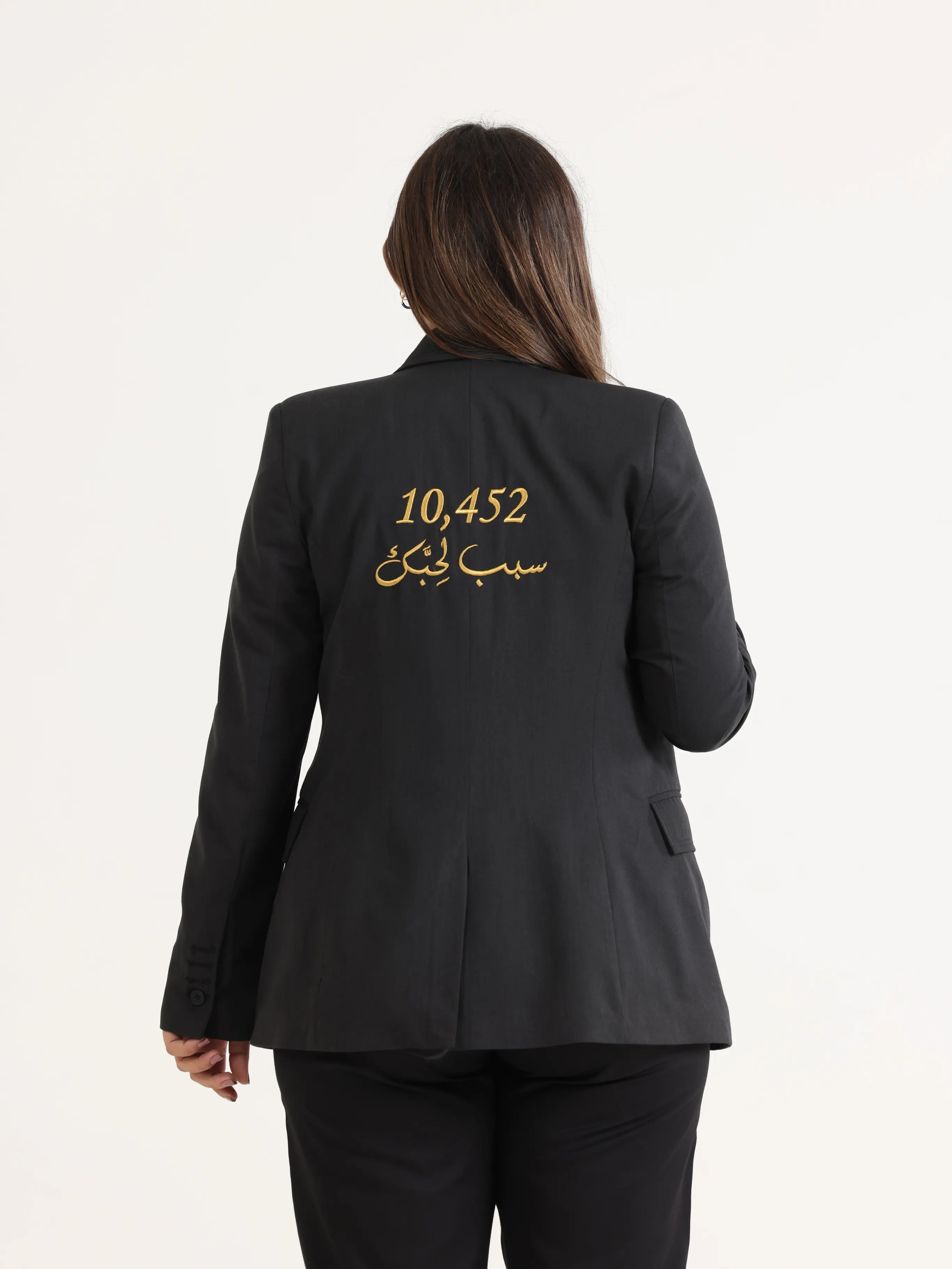 Slim Fit Blazer Dark Grey - 10,452 سبب لحبّك