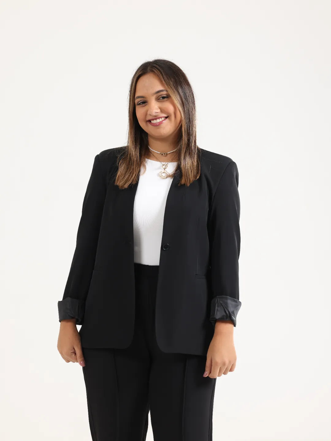 Oversized Chic Blazer Black - لبنانية وفخورة