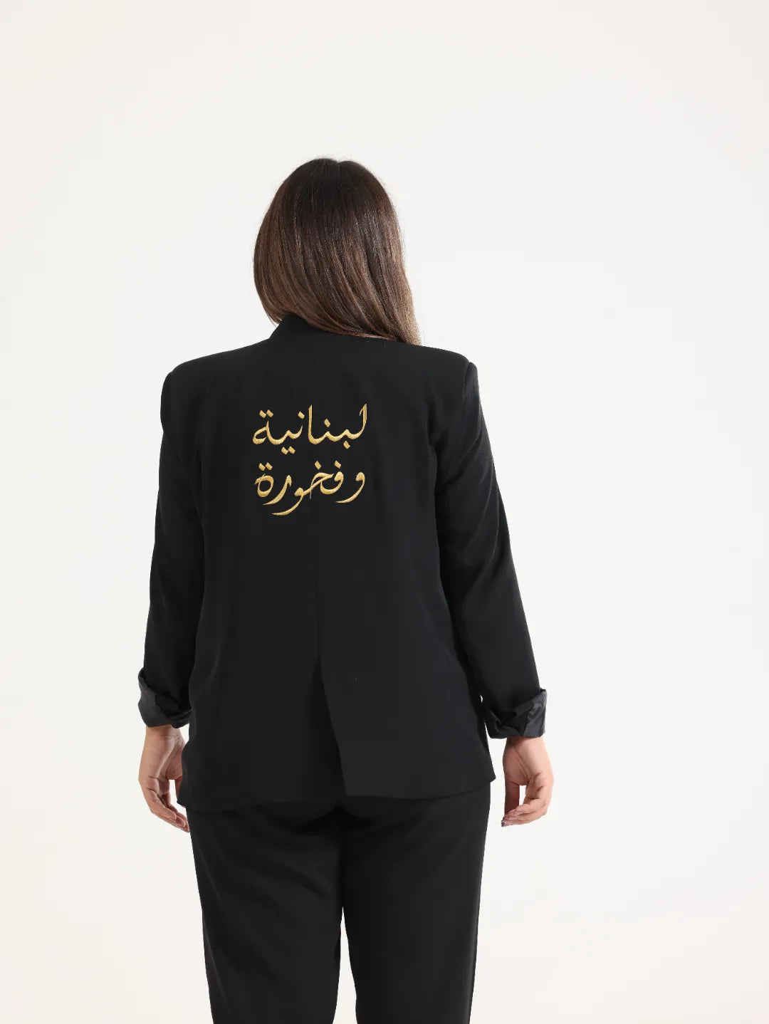 Oversized Chic Blazer Black - لبنانية وفخورة