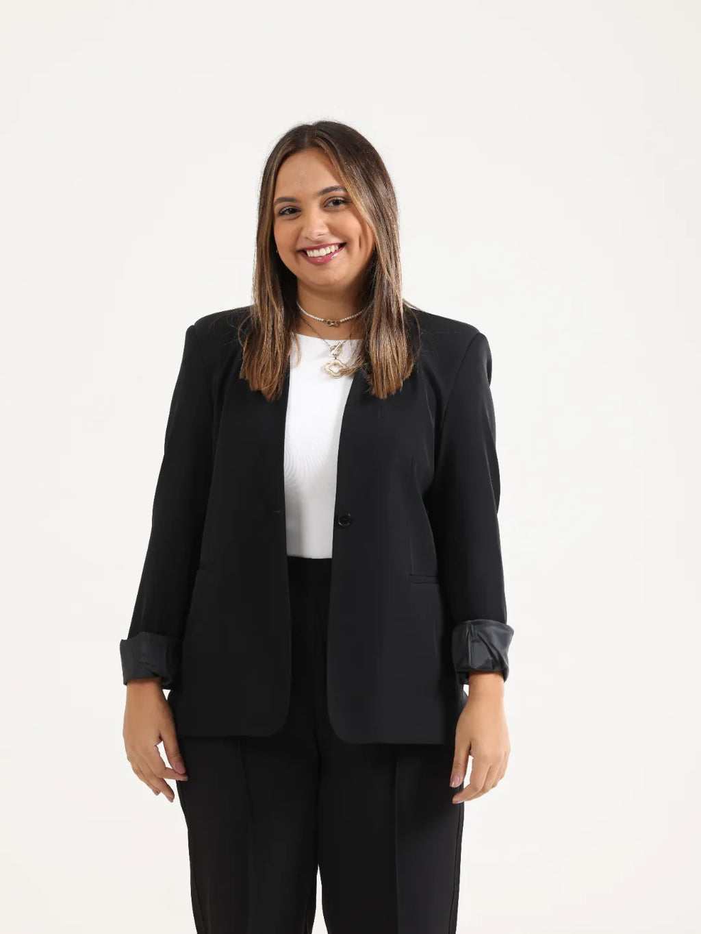 Oversized Chic Blazer Black - لبنانية وفخورة