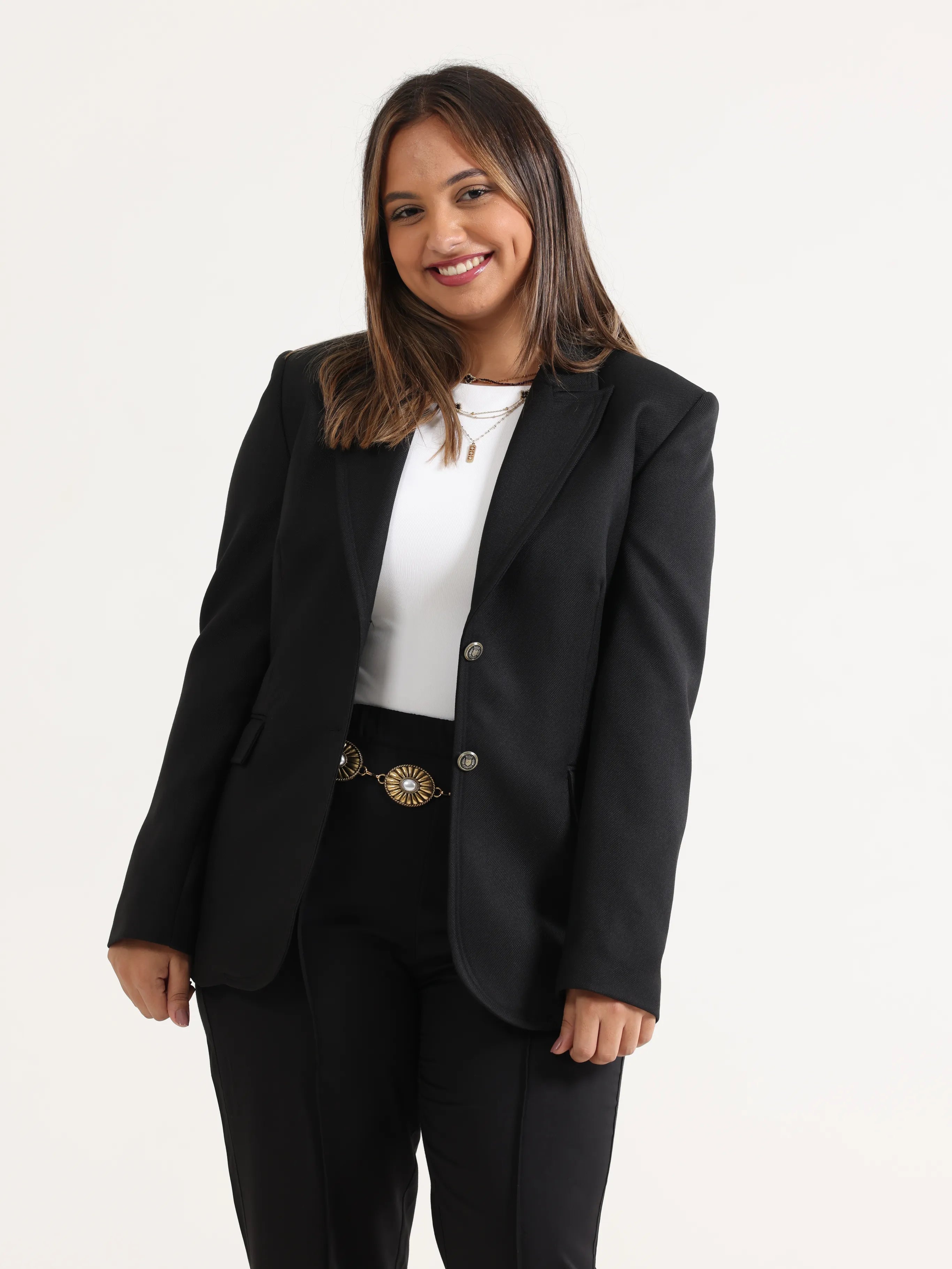 Slim Regular Blazer Black - Coffee and Politics