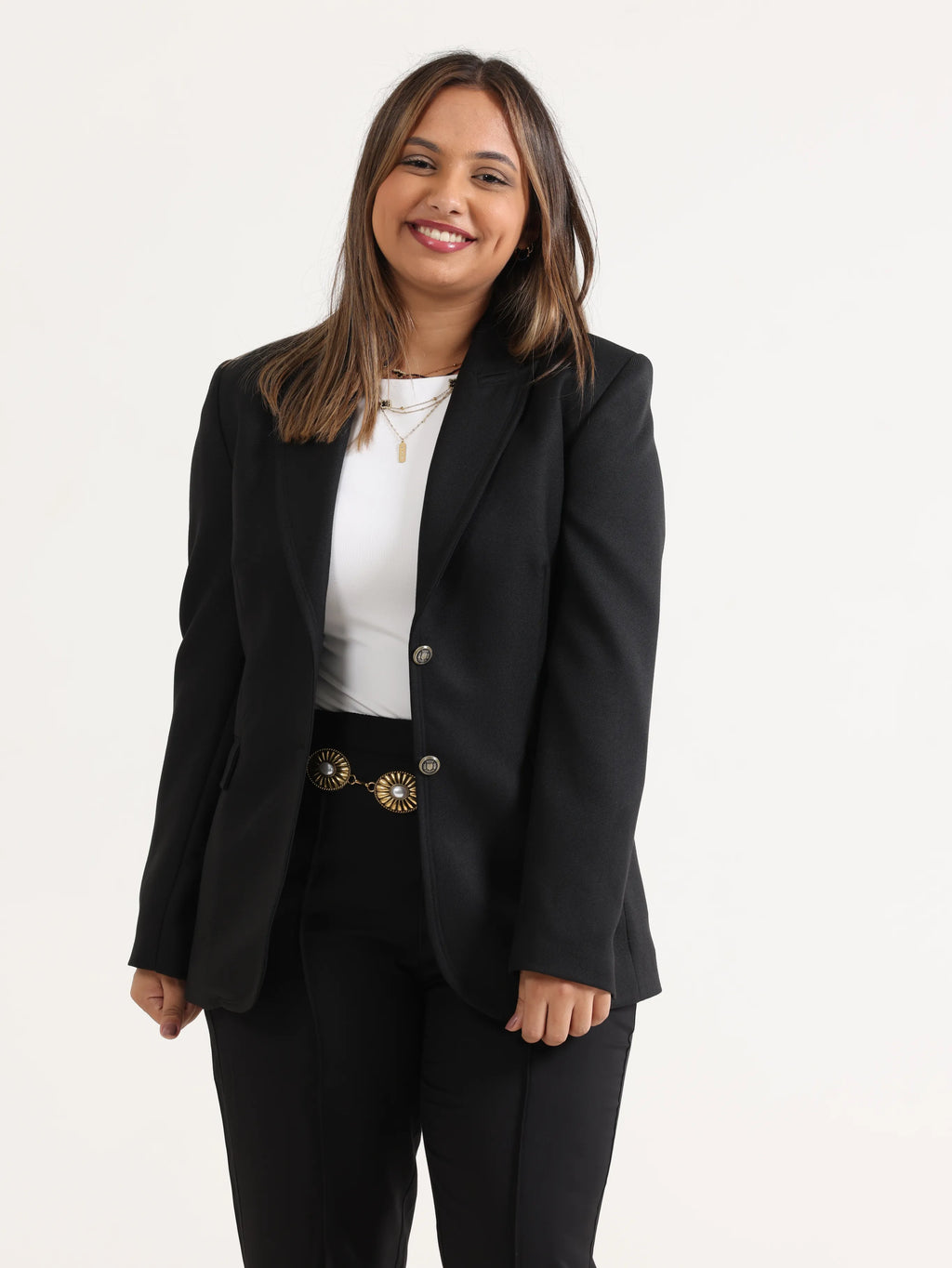 Slim Regular Blazer Black - Coffee and Politics