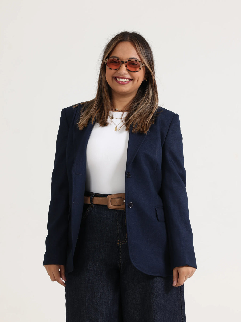 Slim Regular Blazer Dark Navy - لِبيروت