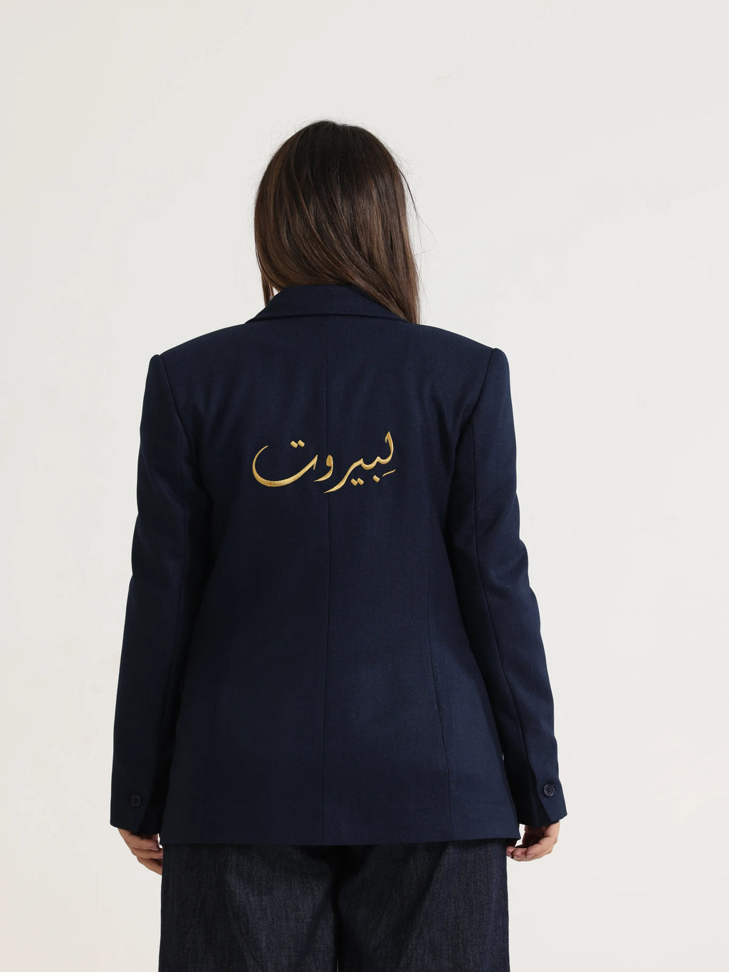 Slim Regular Blazer Dark Navy - لِبيروت