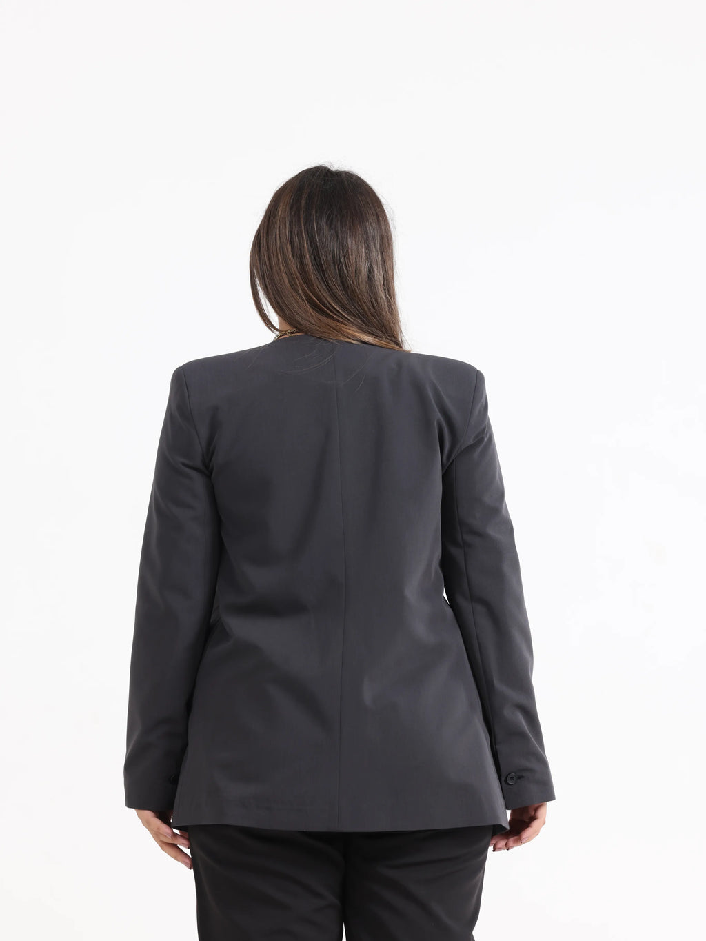 Oversized Loose Blazer Grey