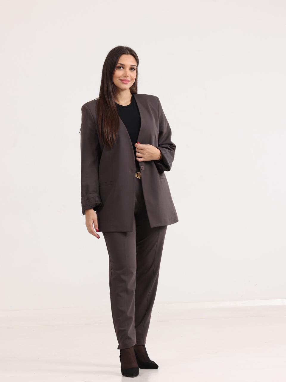 Oversized Loose Blazer Khaki -  Libre comme le Liban