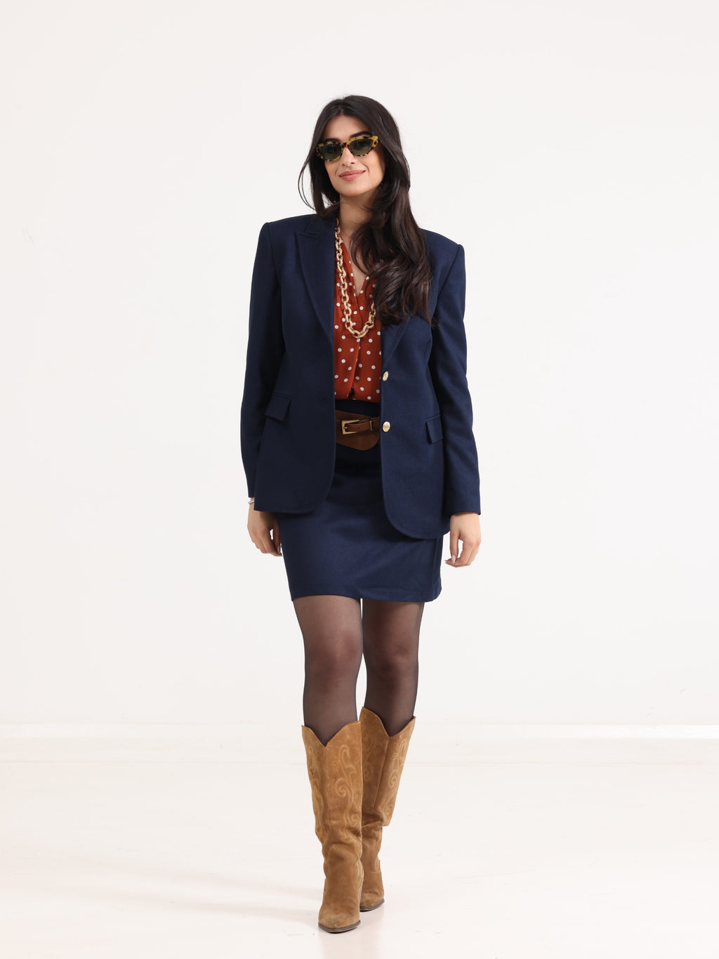 Slim Regular Blazer Navy - جنسيتي لأولادي